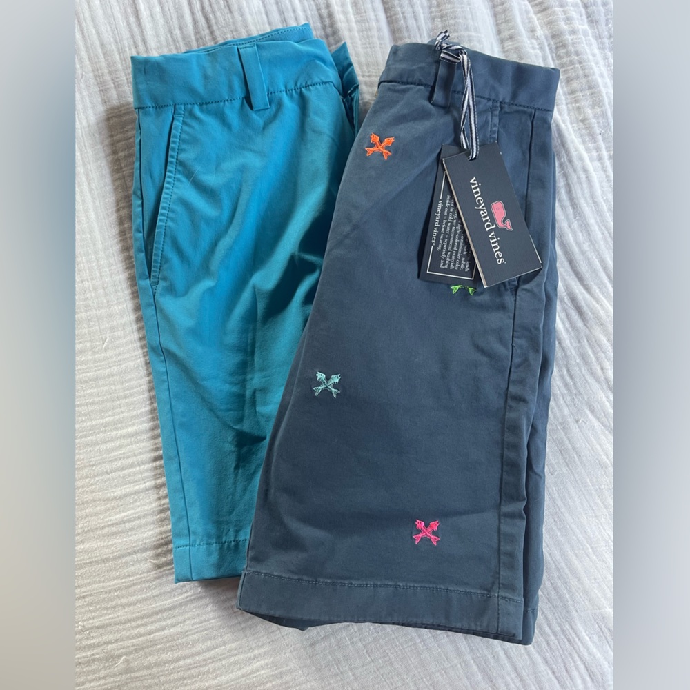 Vineyard Vines Kids' Blue and Teal Joggers